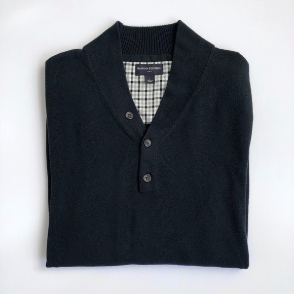 Banana Republic Other - Banana Republic Black V-Neck Sweater